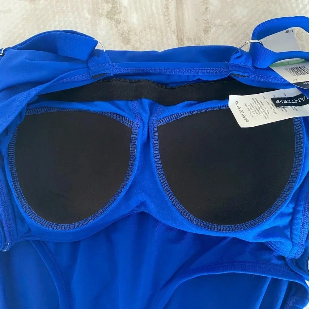 Jantzen Royal Blue One Piece Swimsuit Size 8 - Picture 11 of 15